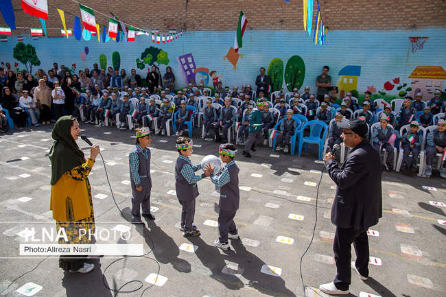زنگ آغاز سال تحصیلی در قزوین از دریچه دوربین ایلنا