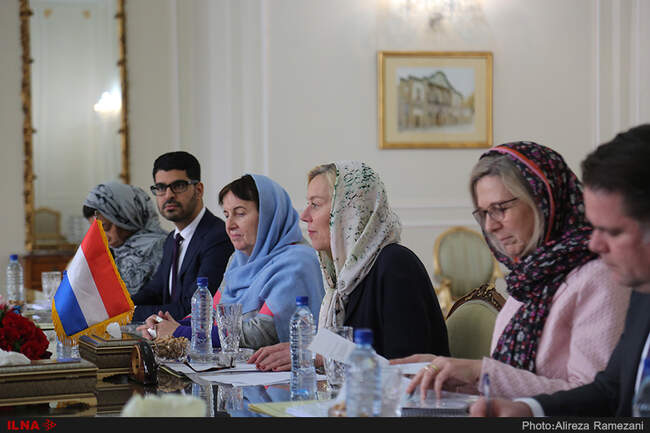Zarif meets Dutch counterpart in Tehran