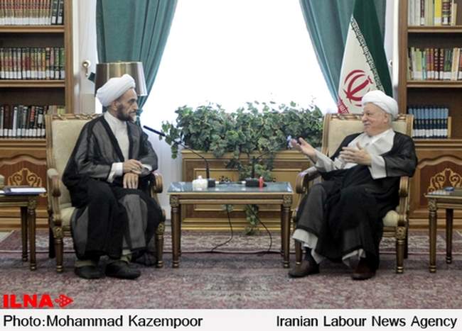 دیدار جمعی از مسؤولین امور دانشجویی با آیت الله هاشمی