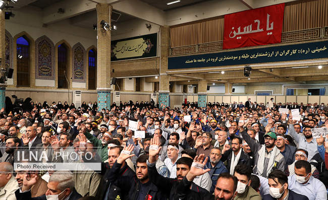 دیدار جمعی از کارگران سراسر کشور با مقام معظم رهبری