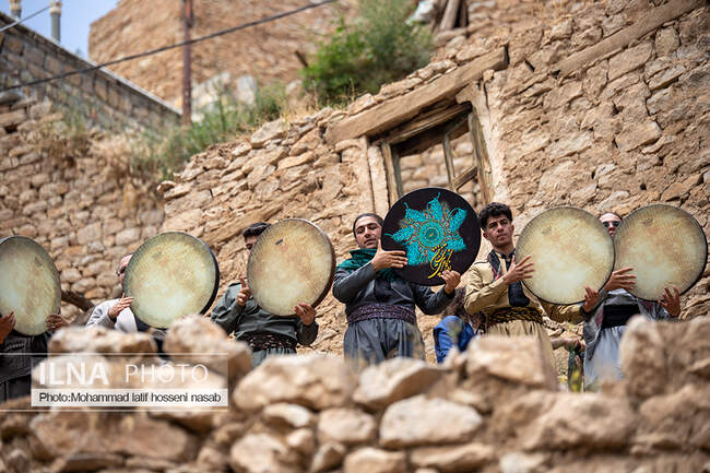 رقص هزار دف در پالنگان 