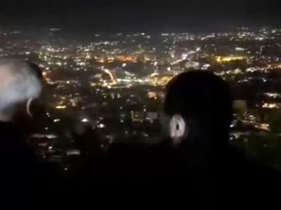 هاکان فیدان، وزیر امور خارجه ترکیه و جولانی،  در حال قهوه خوری در کوه قصیون، دمشق + فیلم