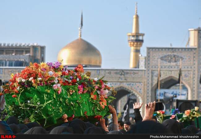 مراسم عزاداری شهادت امام رضا (ع) در مشهد مقدس