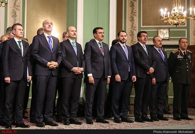 مراسم استقبال رسمی از رجب طیب اردوغان، رییس جمهور ترکیه
