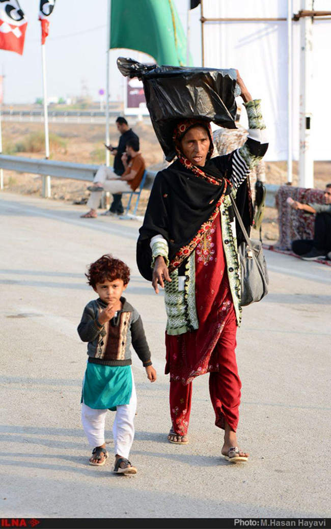 کودکان حسینی در مسیر شلمچه به کربلا/2