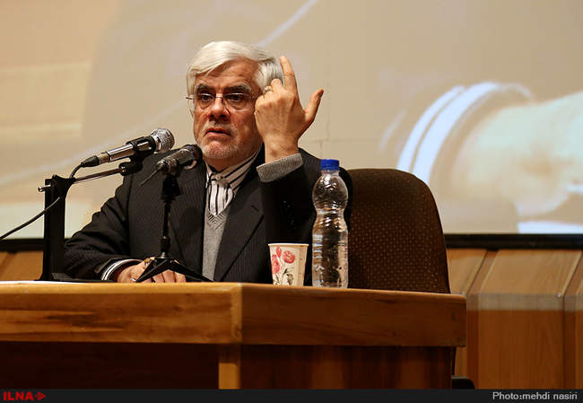 حضور محمدرضا عارف  به مناسبت روز دانشجو در دانشگاه شریف