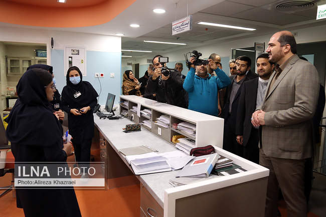 بازدید معاون اجرایی رئیس‌جمهور از پروژه ملی مهدی کلینیک 