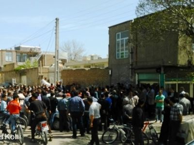 تجمع همزمان کارگران فولاد آذربایجان و گیربکس سازی میانرو