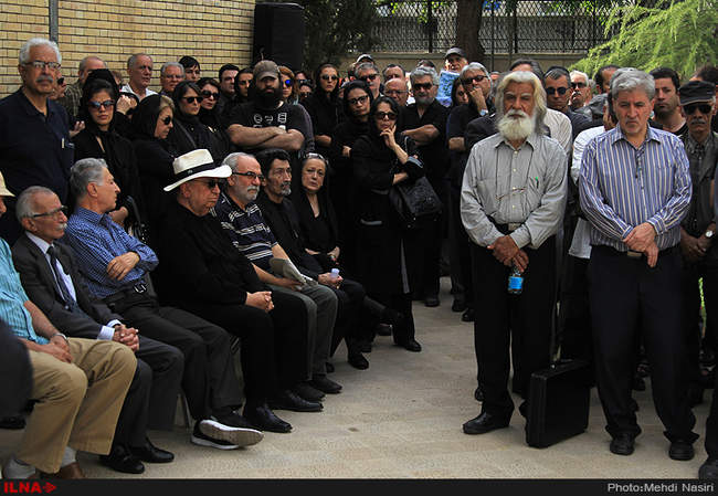 مراسم تشییع پیکر جمشید ارجمند