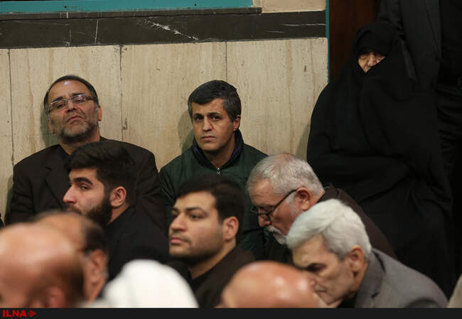 حضور آیت‌الله هاشمی رفسنجانی در مراسم عزاداری هیأت ایثارگران در حسینیه جماران