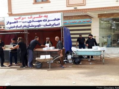 گزارش تصویری خدمات رسانی موکب امام رضا«ع» بندر امام خمینی در کربلا