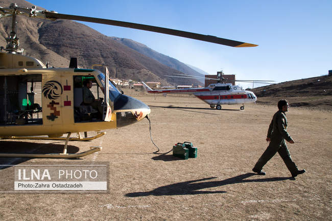 عملیات مهار آتش‌سوزی مناطق کوهستانی روستاهای دلیر و الیت