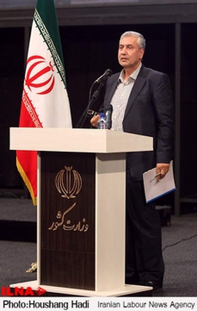 اجتماع بزرگ ۵ هزار نفری کارگران در تالار بزرگ وزارت کشور