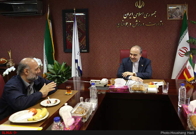 دیدار علیرضا محجوب دبیرکل خانه کارگر با وزرای دولت دوازدهم