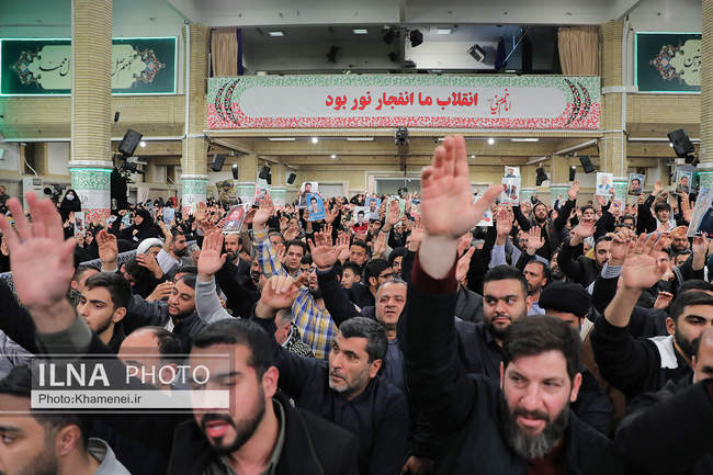 دیدار اقشار مردم با رهبر انقلاب به مناسبت چهل‌وهفتمین سالگرد پیروزی