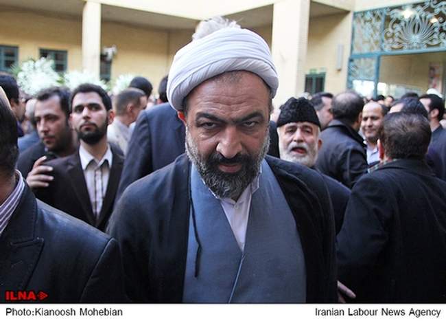 مراسم ترحیم والده محمود احمدی‌نژاد