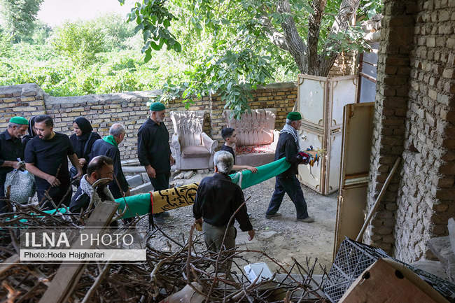 آئین سنتی علم گردانی در روستای تاریخی هزاوه
