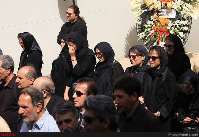 مراسم تشییع پیکر جمشید ارجمند