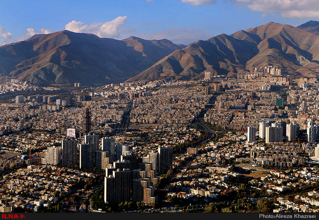 تهران پس از باران