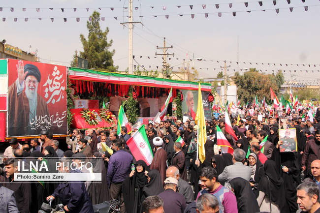 تشییع سرلشکر شهید مجید خادمی - شیراز 