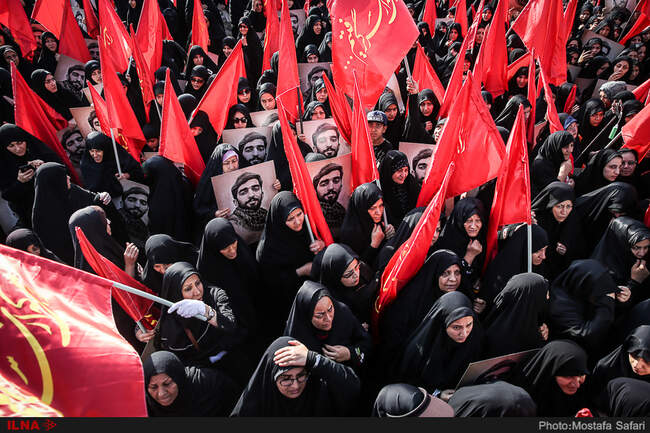 گزارش تصویری مراسم تشییع پیکر شهید حججی 