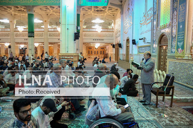 حال و هوای حرم بانوی کرامت در شب میلاد امام کاظم(ع)