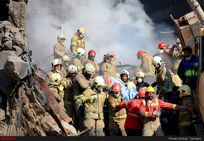 هفتمین روز حادثه پلاسکو/1