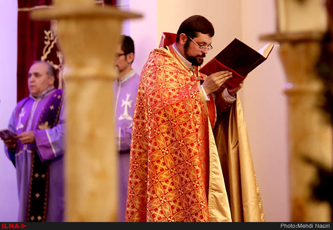 سال نو میلادی در کلیسا سرکیس مقدس 