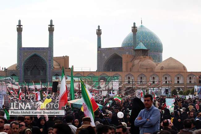 راهپیمایی 22 بهمن در اصفهان