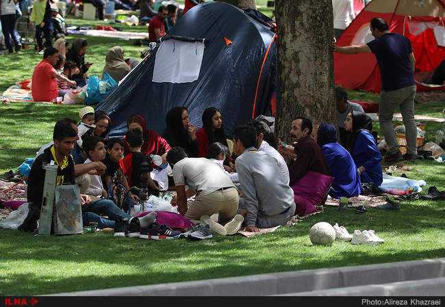 روز طبیعت در بوستان ملت تهران