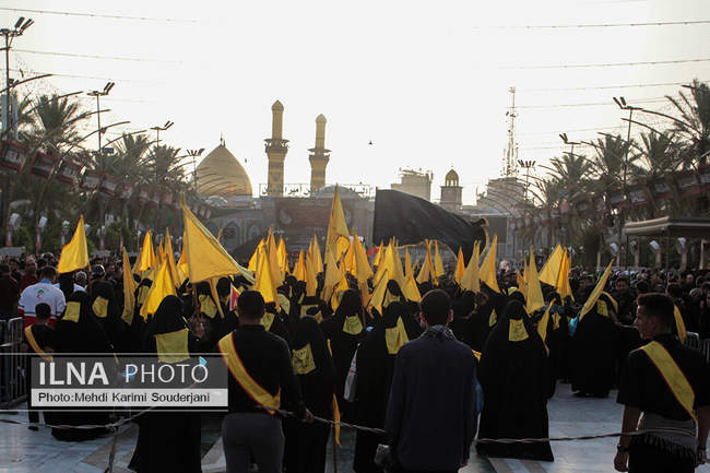  دسته جات عزاداری در اربعین حسینی در بین‌الحرمین 