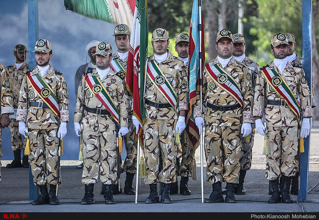 گزارش تصویری از مراسم تحلیف سربازان آموزشی پادگان 02 نیروی زمینی ارتش