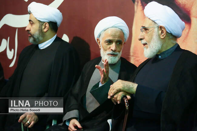 مراسم بزرگداشت والده همسر حجت‌الاسلام سید حسن خمینی در حسینیه جماران