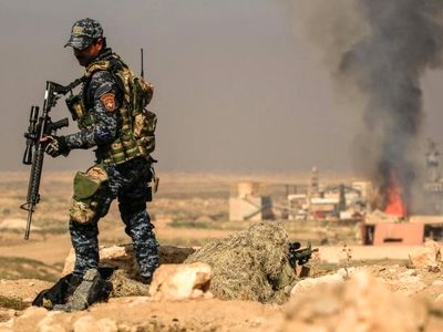 دوئل تک‌تیرانداز‌ها در موصل+تصاویر