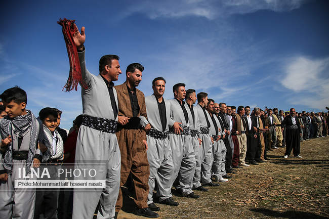 آیین نوروز در روستای چشمیدر کردستان 