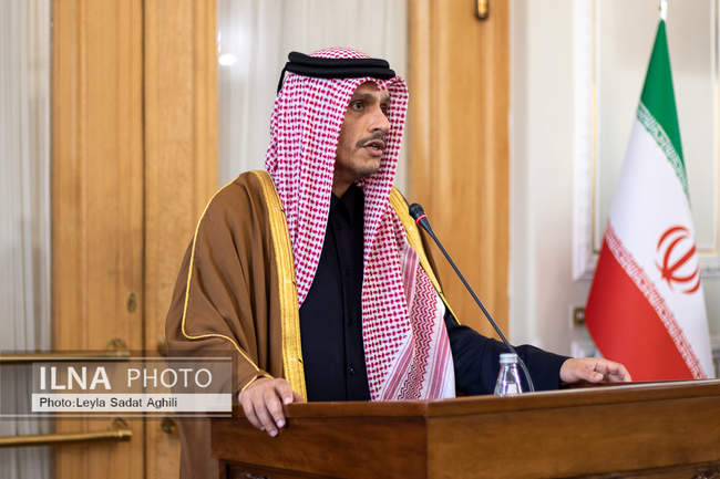 دیدار وزرای امور خارجه ایران و قطر