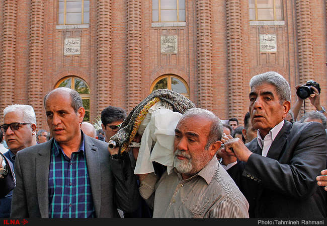 مراسم تشییع پیکر اسماعیل دمیرچی (پیشکسوت صنعت چاپ)