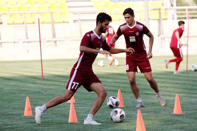 گزارش تصویری تمرین پرسپولیس در گرمای تهران