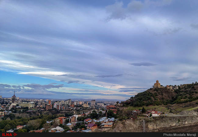 مناظر عمومی تفلیس پایتخت گرجستان از دریچه دوربین