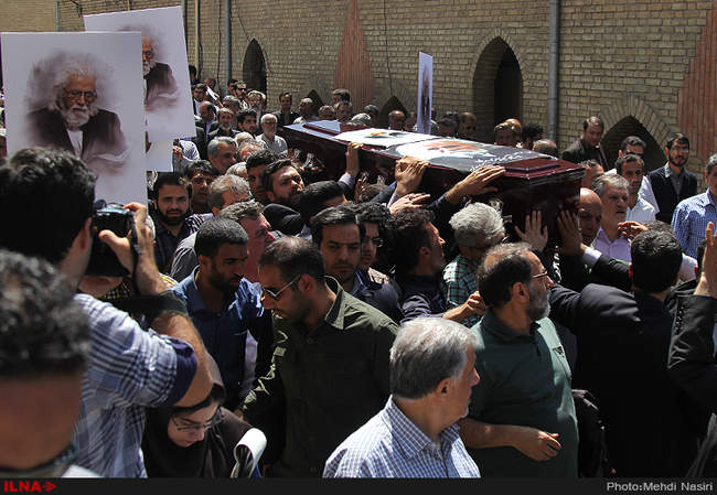  مراسم تشییع پیکر مرحوم حمید سبزواری 