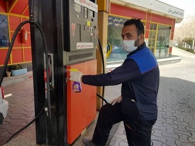  وضعیت کنونی پمپ بنزین خیابان پاسداران/عکس