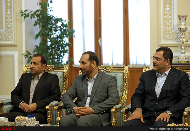 دیدار زیگمار گابریل ، وزیر خارجه سابق آلمان با علی لاریجانی