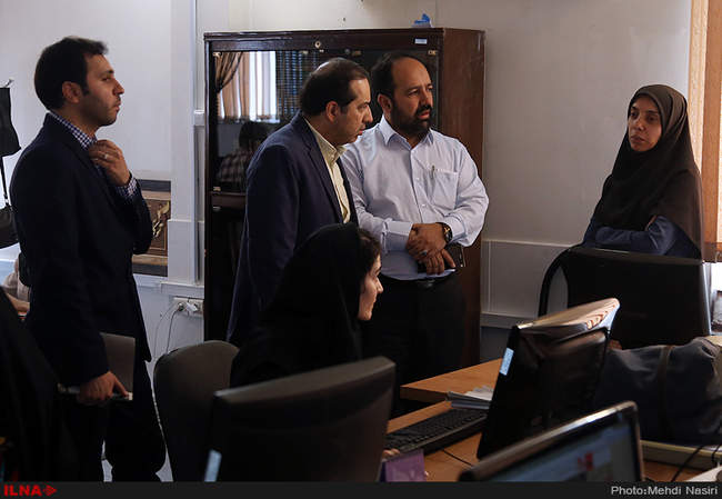 بازدید حسین انتظامی معاون امورمطبوعاتی و  اطلاع رسانی  وزارت ارشاد ا�