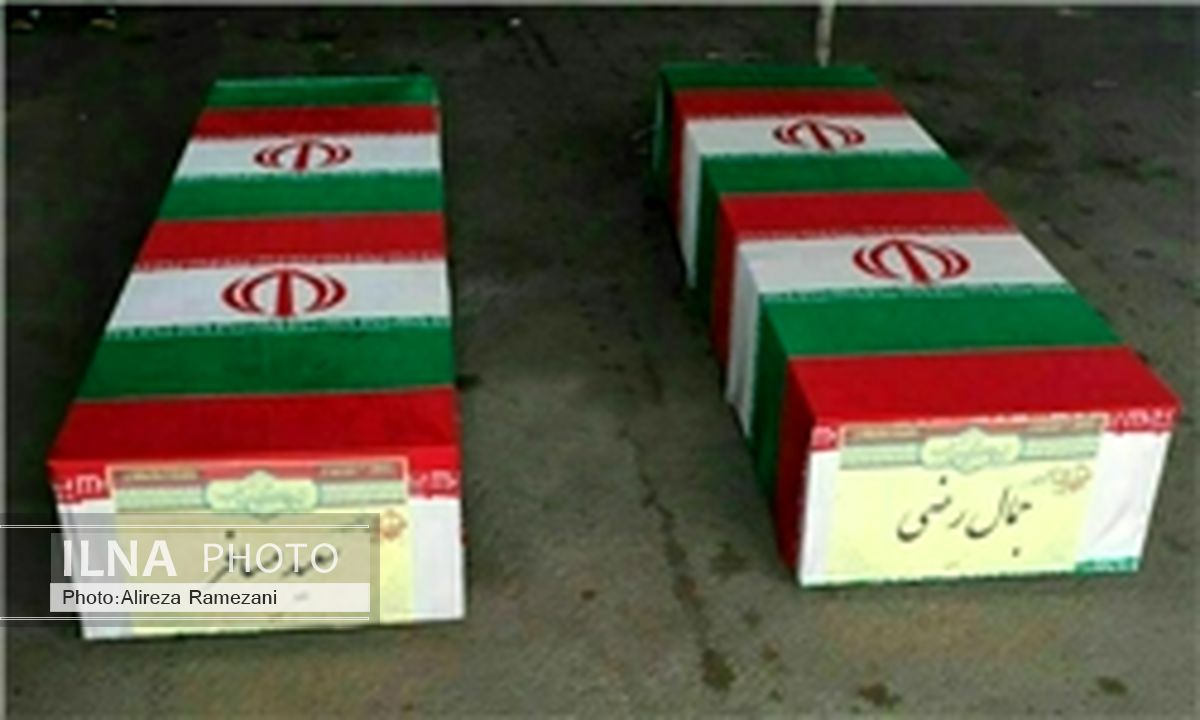 تشییع پیکر  2 شهید مدافع حرم گیلانی در رشت