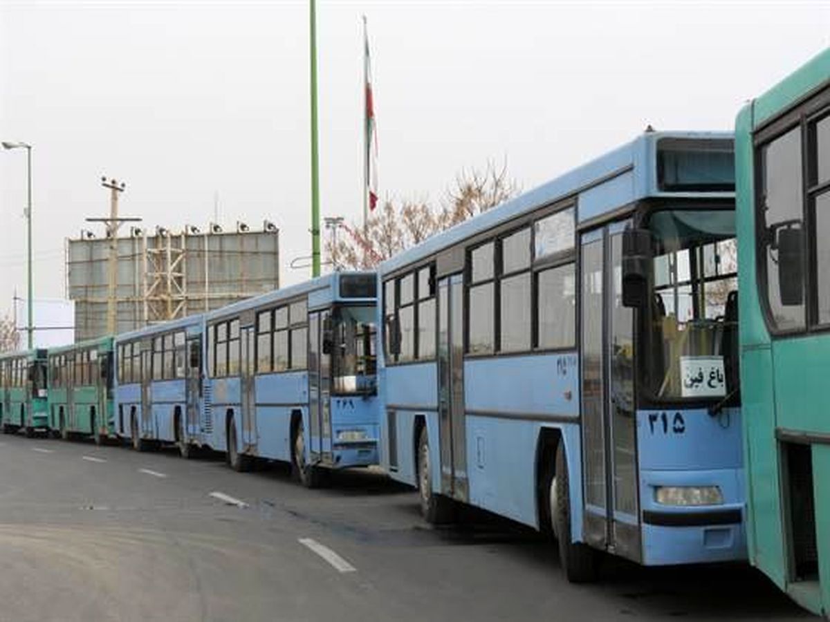 فعالیت مجدد ۳۰ درصد از اتوبوس‌های درون شهری کاشان