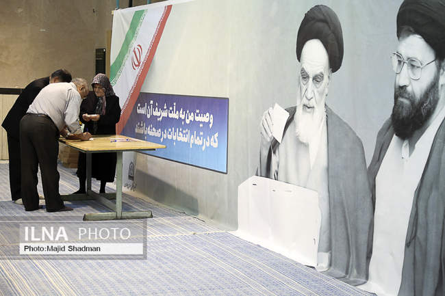 مرحله دوم انتخابات چهاردهمین دوره ریاست جمهوری در حسینه جماران