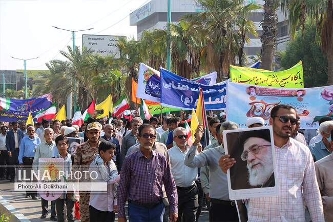راهپیمایی ۱۳ آبان در بندرعباس - ایلنا - 09
