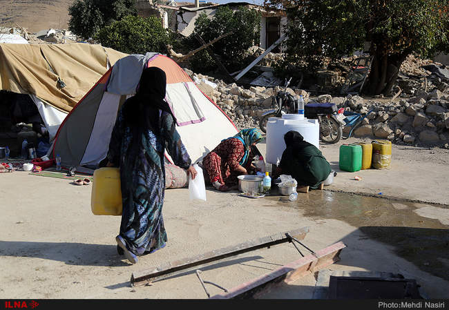 دشت ذهاب در پنجمین روز پس از زلزله/2