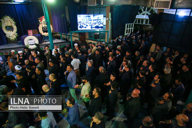 مراسم بزرگداشت والده همسر حجت‌الاسلام سید حسن خمینی در حسینیه جماران