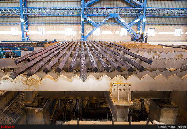 افتتاح کارخانه فولاد کویر دامغان باحضور معاون اول رئیس جمهور 